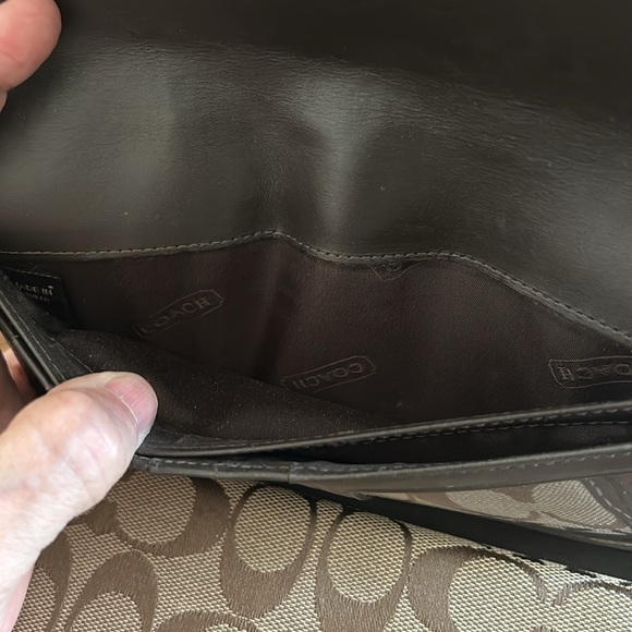 Coach Brown Slim Envelope Signature Wallet - Picture 7 of 7